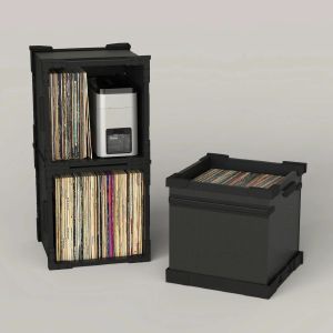 HumminGuru FlexiCube 12" Vinyl Record/LP Storage Box 70 (pack of 3)