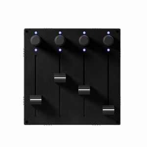 Intech Studio Grid Series 3 EF44 Detent 4-Endless Push Encoder & 4-Fader Modular MIDI Controller