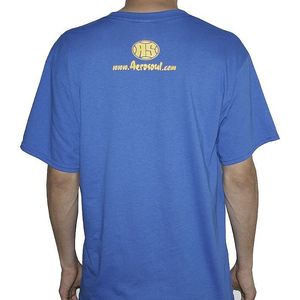 Aerosoul T-Shirt (blue with yellow & blue Yankee logo)