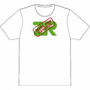 Z Records - Made For Dancing T-Shirt (white with green logo)
