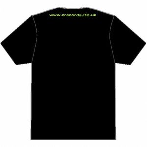Z Records T-Shirt (black with green logo)