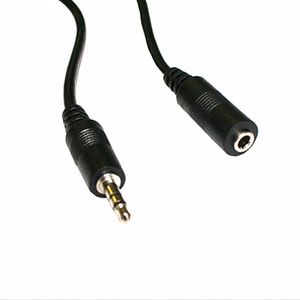 3.5mm (Mini-Jack) Stereo Audio Extension Cable (male to female 15cm/6 inches)