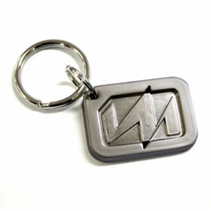 Industrial Movement Key Ring (stainless steel) (silver)