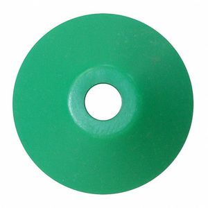 Spindle Adapter Center For Playing 45 RPM Records (green plastic, cone-shaped)