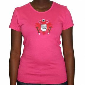 Kompakt Extra Girls T-Shirt  (magenta with red Speicher logo)