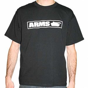 Audio Assault Arms T-Shirt (black with white logo)