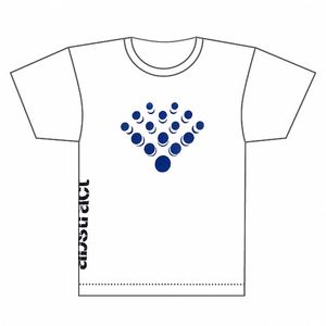 Abstract T-Shirt (white with blue logo)