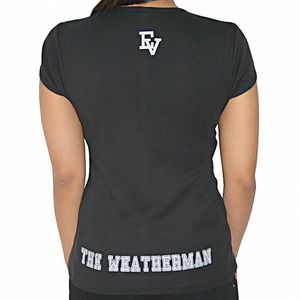 The Weatherman T-Shirt (black with grey logo)