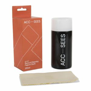 Acc-Sees Vinyl Record Cleaning Fluid & Cloth (250ml)