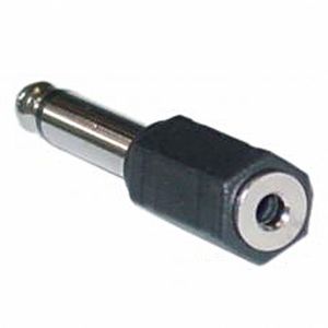 QTX 6.3mm Mono Jack Plug To 3.5mm Mini Jack
