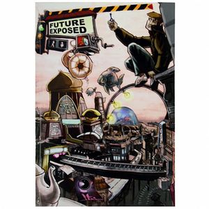 Future Exposed Tome 1 (62 page french text comic book with bonus IOT Records CD)