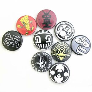 Toolbox Assorted Pin Badges Set (9 pin badges featuring the logos of your favourite Toolbox labels)