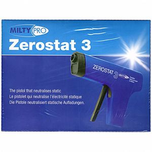 Milty Zerostat 3 Anti Static Pistol For Vinyl Records CDs & DVDs ** EU Shipping Only **