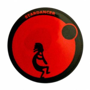 Stardancer Badge (red with black logo)