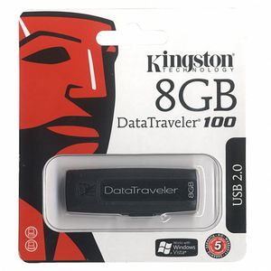 Kingston 8GB Data Traveler 100 USB Flash Drive