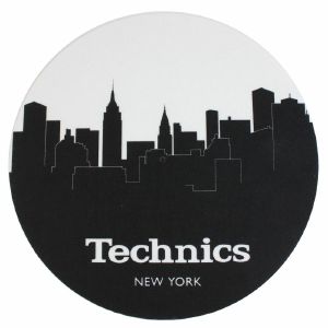 Slipmat Factory Technics New York Skyline 12" Vinyl Record Slipmats (black/white, pair)