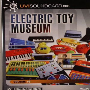 UVI Soundcard #06: Electric Toy Museum (virtual instrument containing 97 vintage electric musical toys from the 60s, 70s & 80s, over 1000 presets, 14,000 samples, PC/Mac compatible)