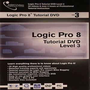 Ask Video Logic Pro 8 Tutorial DVD Level 3
