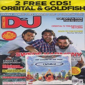 DJ Magazine August 2009: Vol 4/#76 (feat Orbital live mix & Goldfish CDs, Swedish House Mafia, Radio Slave, Autokratz, Tim Green, Solid Gold, Spatial, music listings, club listings & more)