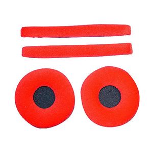 Zomo Sennheiser HD 25 Earpad & Headband Set (red, velour)