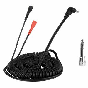 Zomo Sennheiser HD 25-SP/HD 25-SP II/HD-530 Spiral Cable (black, 4m)