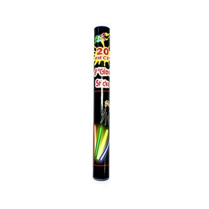 20 Pieces 8" Glow Sticks (assorted colours)