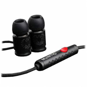 Munitio M BLK Nine Millimeter in-ear earphones with mic & remote (black)