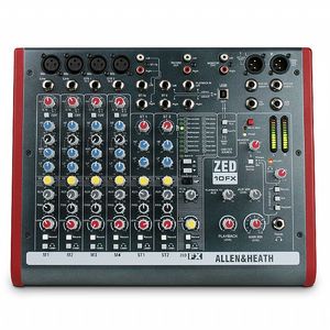 Allen & Heath ZED-10FX Multi-Purpose Studio Mixer