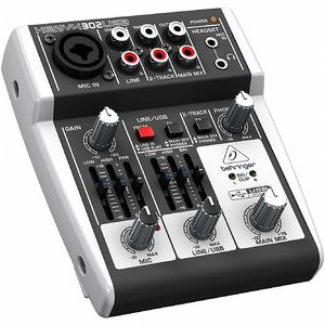 Behringer 302 USB Xenyx Mixer + Tracktion 4 Audio Production Software