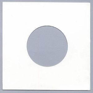 MPO 5 Gram Quality 7'' White Paper Record Sleeves (pack of 25)