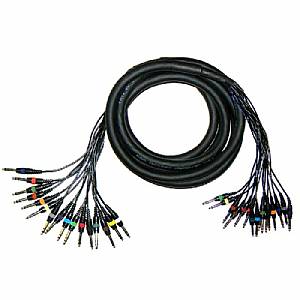 16 Way Wiring Loom Audio Cable With Balanced Jacks (5m)