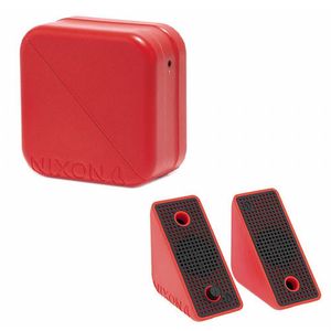 Nixon The Block Mobile Stereo Speakers (red, black)