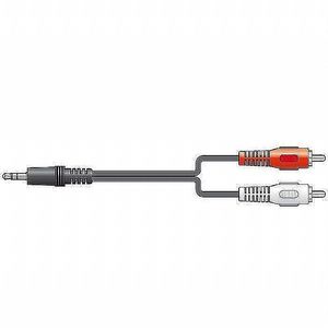 3.5mm Stereo Jack Plug To 2 x RCA PHONO Plugs (5.0m)