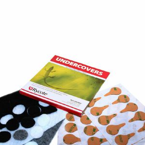 Rycote Undercovers Lavalier Wind Covers & Stickies (grey, 100 pieces)
