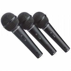 Behringer XM1800S Ultravoice Vocal & Instrument Microphone 3 Pack Set