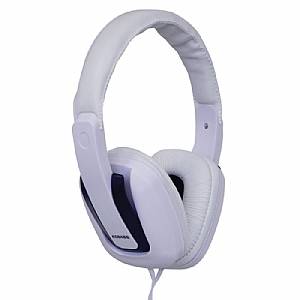 Sound LAB A084BB Stereo Hifi Headphones (white/black)