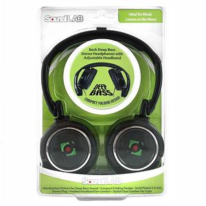 Sound LAB Folding Stereo Headphones (black)