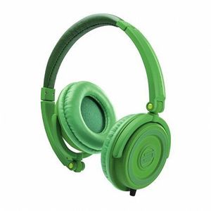 Reloop RHP5 Headphones (leaf green) for iPhone, Blackberry, HTC, LG, Motorola, Palm or current Samsung models