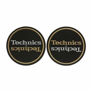 Technics Limited Edition Champion Slipmats (pair, black gold silver)