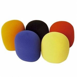 Sound LAB 35mm Foam Microphone Windshields (pack of 5, 50mm x 60mm, assorted colours)