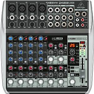 Behringer QX1202 USB Xenyx 12 Input, 2 Bus Mixer + Tracktion Audio Production Software
