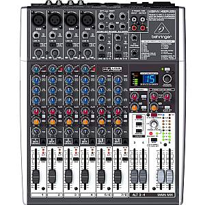 Behringer X1204 USB Xenyx Premium 12 Input 2/2 Bus Mixer + Tracktion 4 Audio Production Software
