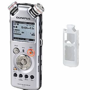 Olympus LS11 Digital Audio Recorder + White Silicone Sleeve For LS11 (PRICE REDUCED BUNDLE - SAVE £5)
