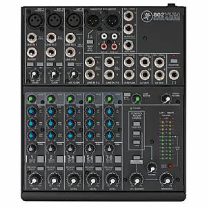 Mackie 802VLZ4 8-Channel Ultra-Compact Analogue Studio Mixer