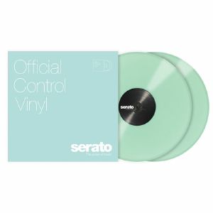 Serato Standard Colours 12" Control Vinyl records (glow in the dark, pair)
