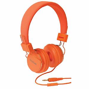 Sound LAB Stereo Headphones With Mic (orange)