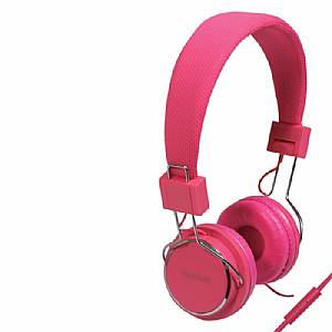 Sound LAB Stereo Headphones With Mic (pink)