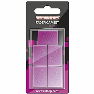Reloop Fader Cap Set For DJ Mixer/Controller (purple)
