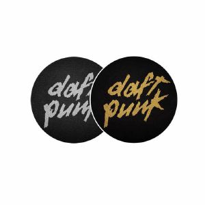 Slipmat Factory Daft Punk 12" Vinyl Record Slipmats (pair, silver/gold)