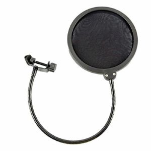 SoundLAB Pop Shield With Adjustable Clip (black)